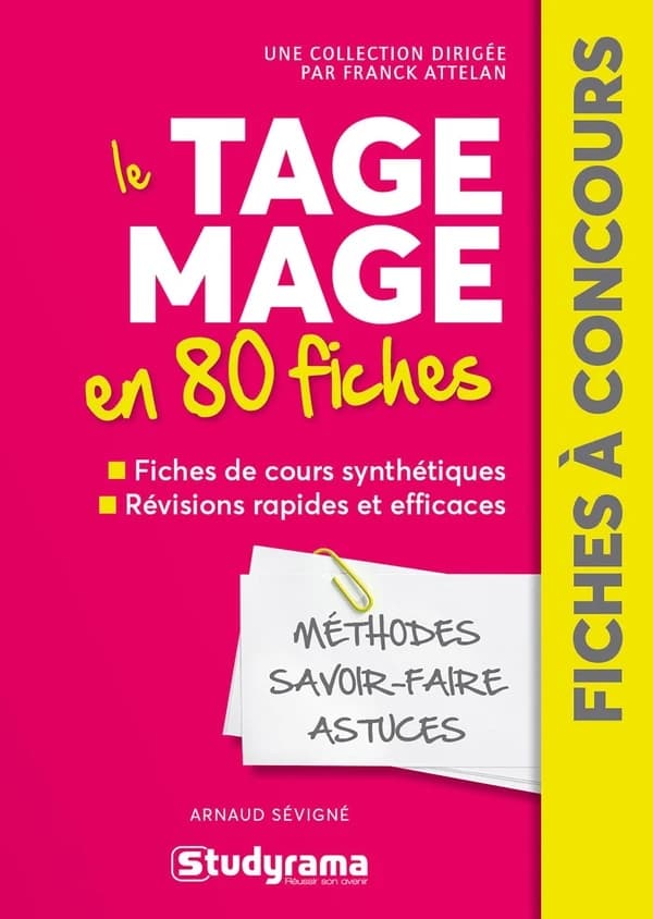 Le TAGE MAGE en 80 fiches
