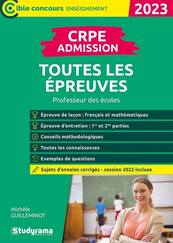 CRPE admission : toutes les épreuves
