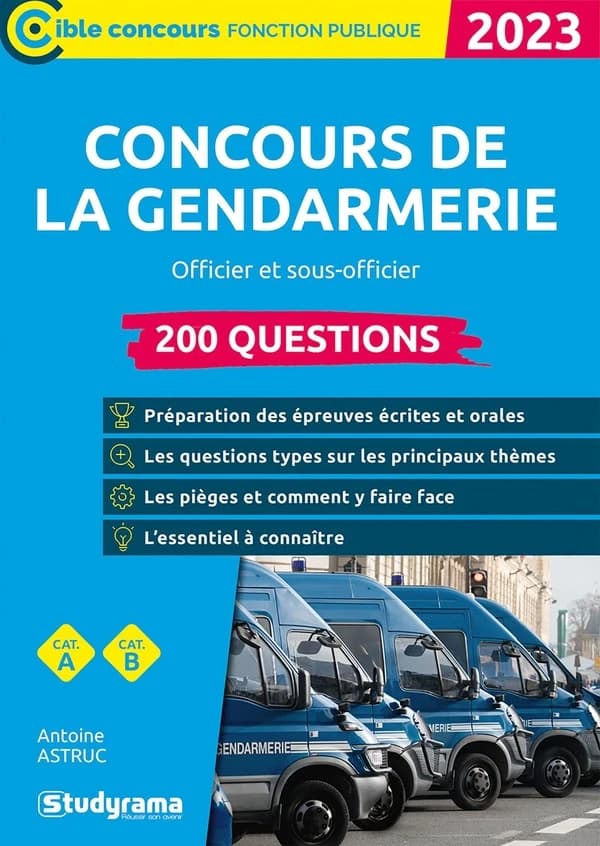 Concours de la Gendarmerie nationale : 200 questions