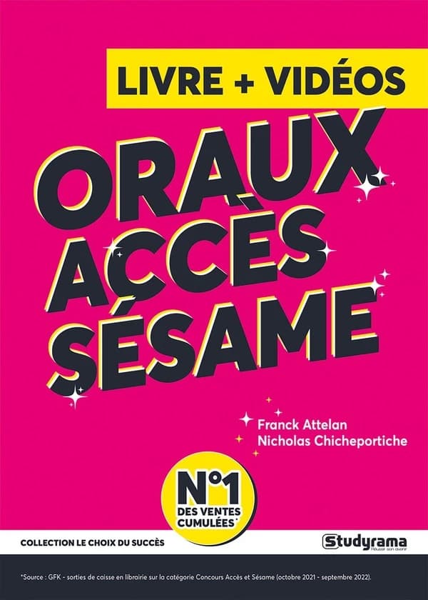 Oraux Sésame Accès : livre + vidéos