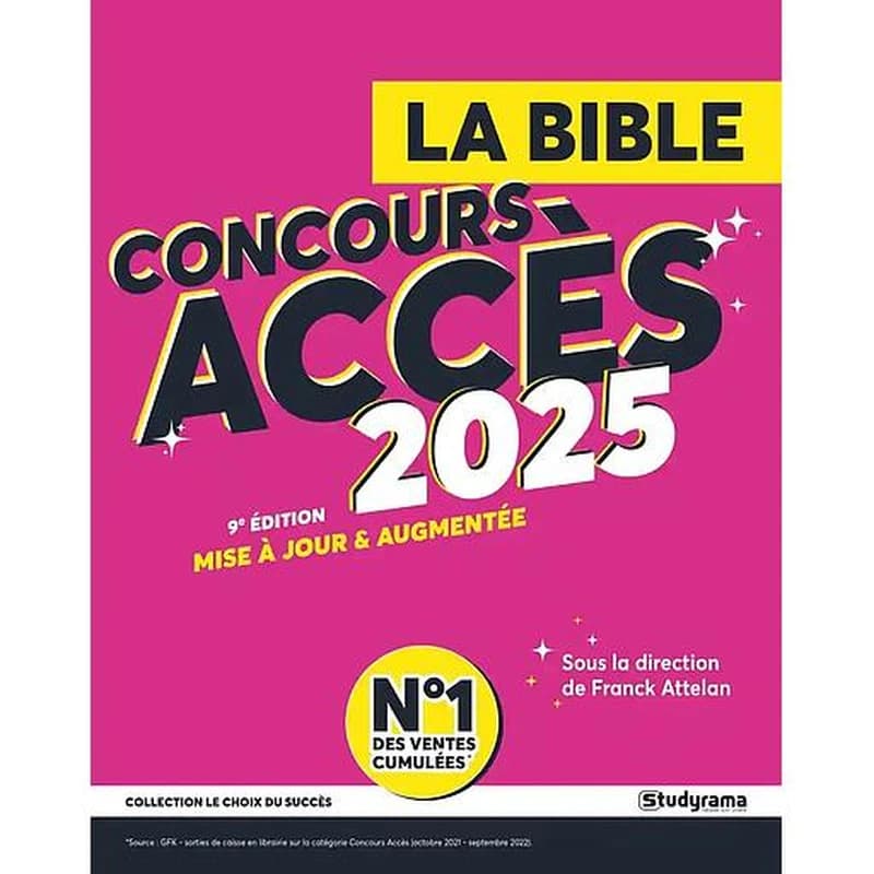 La bible du concours ACCÈS : IESEG, ESSCA, ESDES (9e éd. 2025, mise à jour et augmentée) [sous la direction de Franck Attelan] ; [avec les contributions de] Antoine Broudin, Nicholas Chicheportiche, Françoise Montero... [et al.]