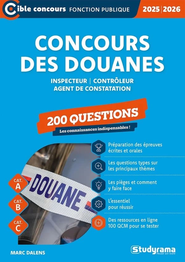 Concours des douanes : 200 questions
