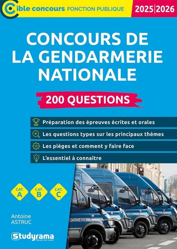Concours de la Gendarmerie nationale : 200 questions