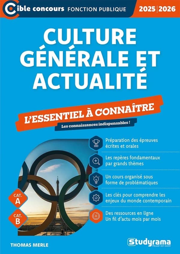 Culture générale et actualité (Nouvelle édition) Thoma Merle ; ouvrage dirigé par Laurence Brunel