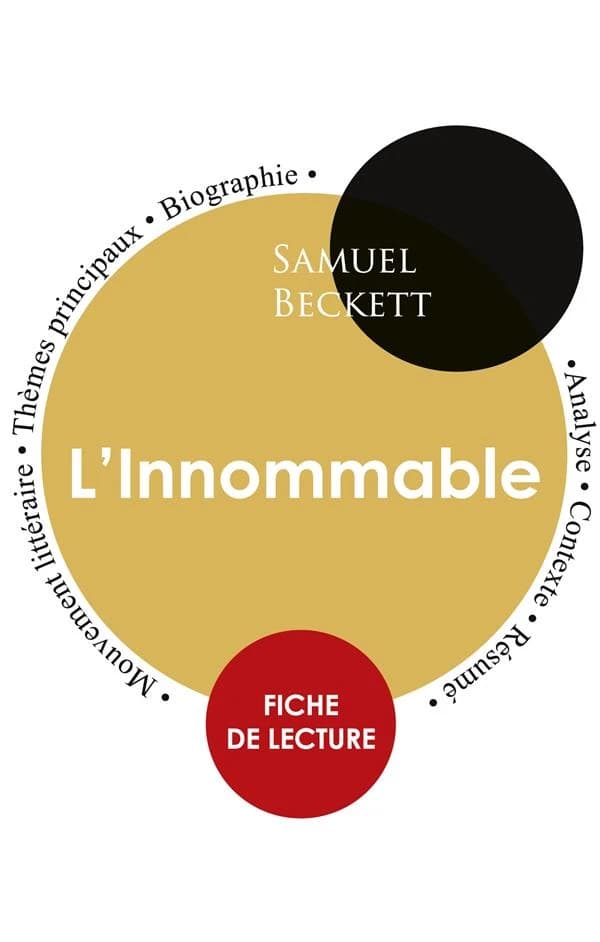 Fiche de lecture l'innommable (étude intégrale)