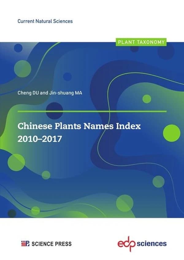 Chinese plants names index 2010-2017