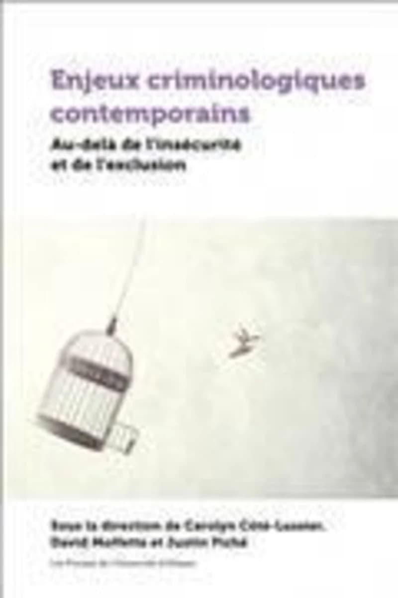 Enjeux Criminologiques Contemporains : Au-Dela de l'insecurite et de L'exclusion