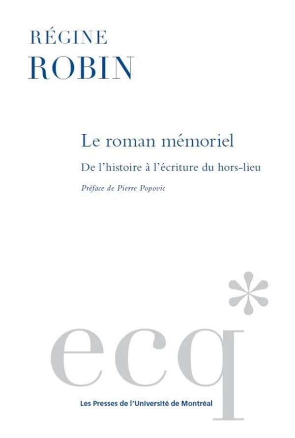 Le roman memoriel