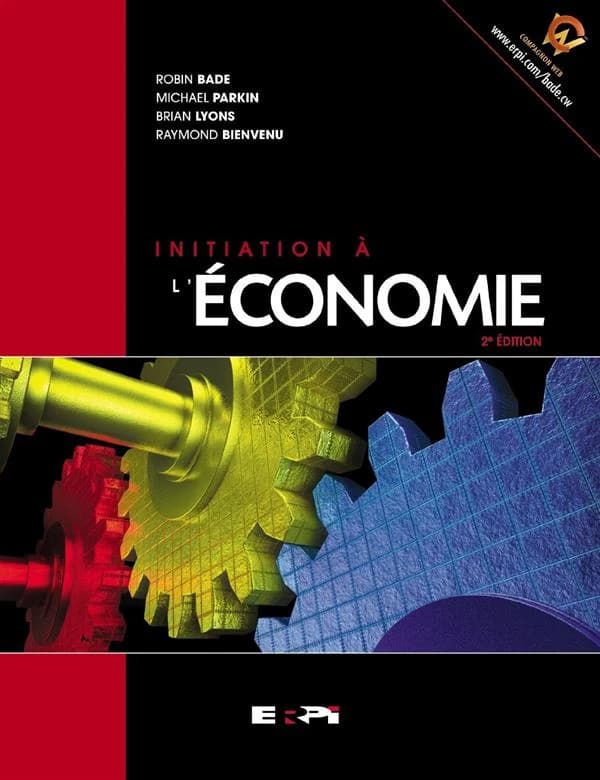 INITIATION A L'ECONOMIE - 2ED