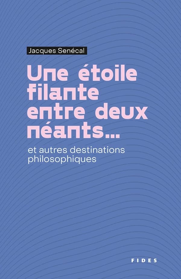 Une étoile filante entre deux néants : et autres destinations philosophiques