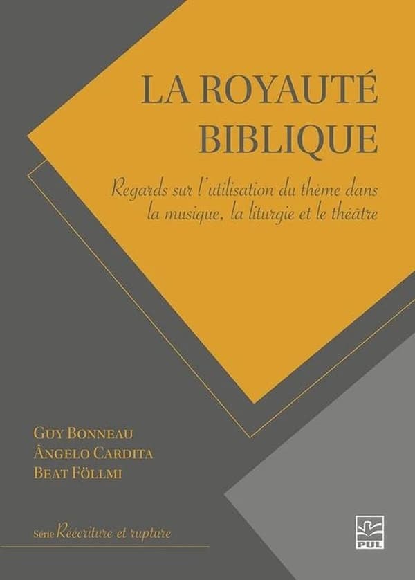 La royauté biblique : regards sur l'utilisation du thème dans la musique, la liturgie et le théâtre
