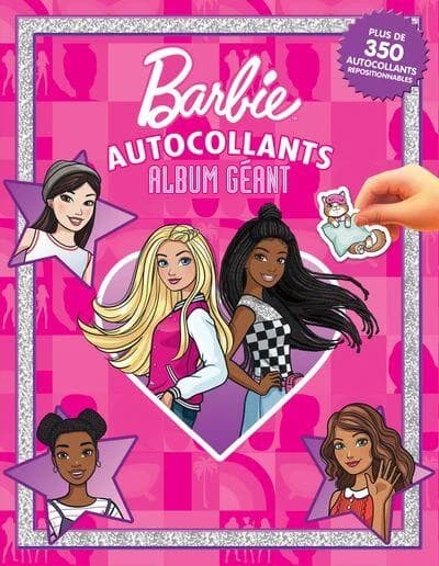 Autocollants : Album géant : Barbie