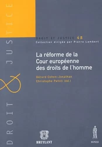 La réforme de la Cour européenne des droits de l'Homme : actes de la table ronde du 28 mars 2003