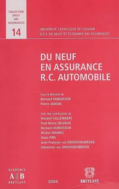 Du neuf en assurance rc automobile