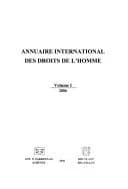 Annuaire international des droits de l'homme I - 2006