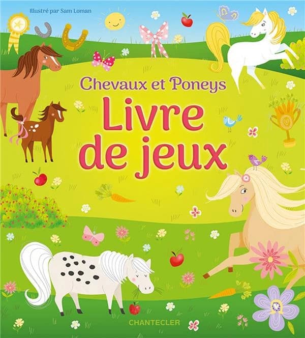 Chevaux et poneys : livre de jeux