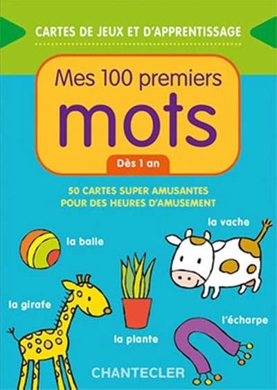 Mes 100 premiers mots : cartes de jeux et d'apprentissage : [jeu mémory]