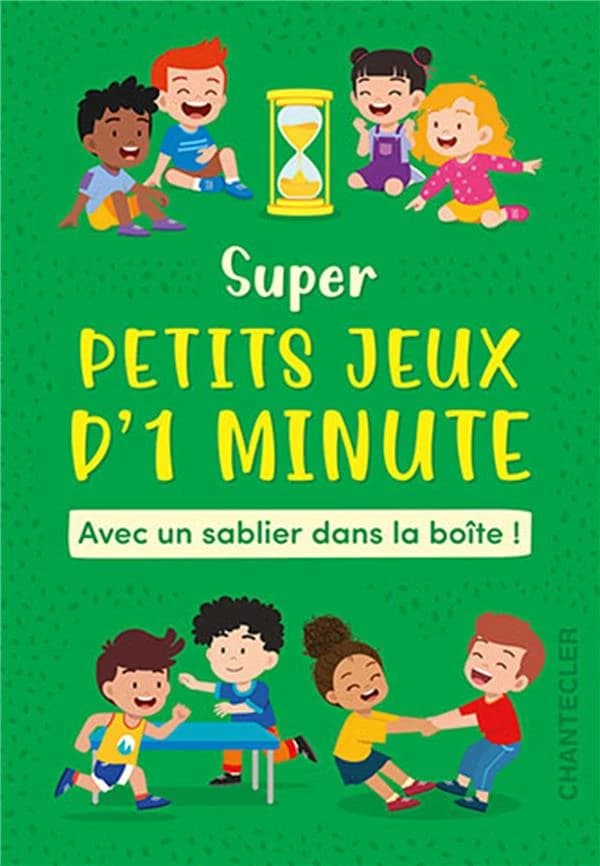 Super petits jeux d'1 minute : Boîte avec 1 sablier