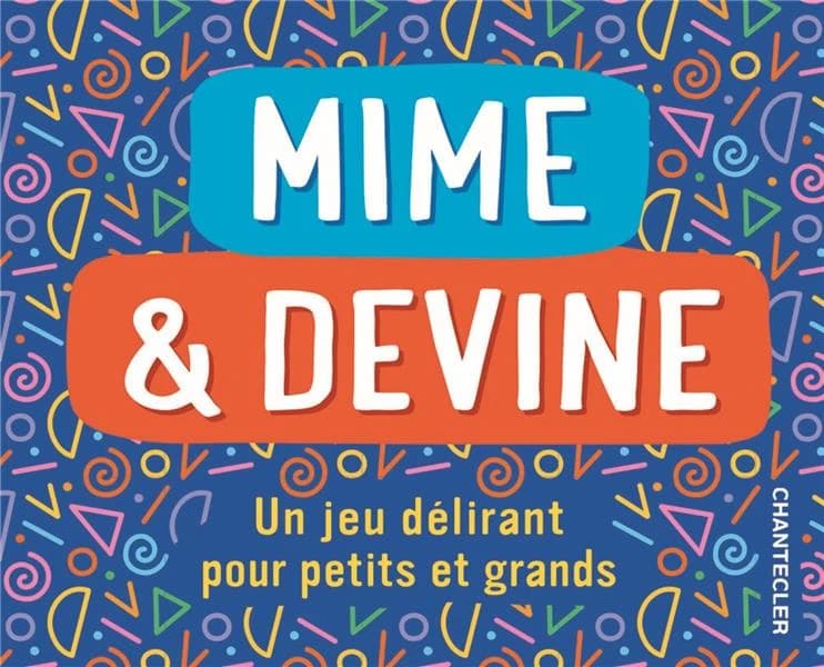 Mime & devine : Un jeu délirant pour petits et grands. Boite avec 100 cartes