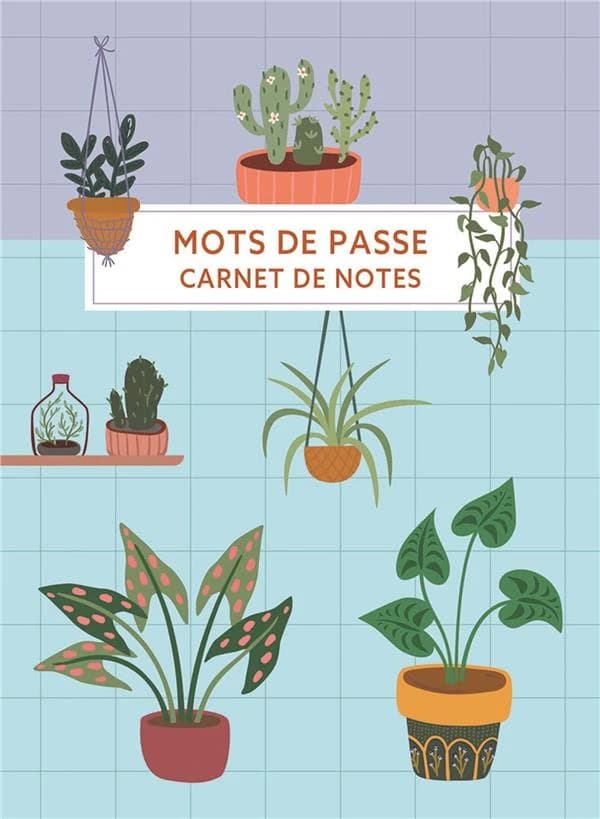 Mots de passe : carnet de notes ; Houseplants