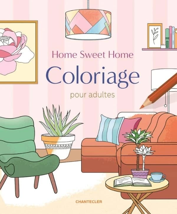 Home sweet home : Coloriage pour adultes