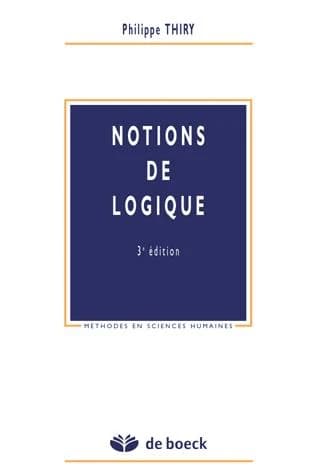 Notions de logique, 3e édition