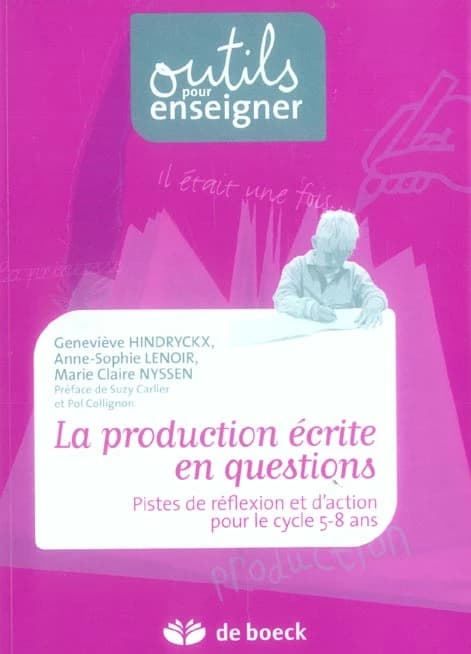 La production ecrite en question ; pistes de réflexion et d'action pour le cycle 5