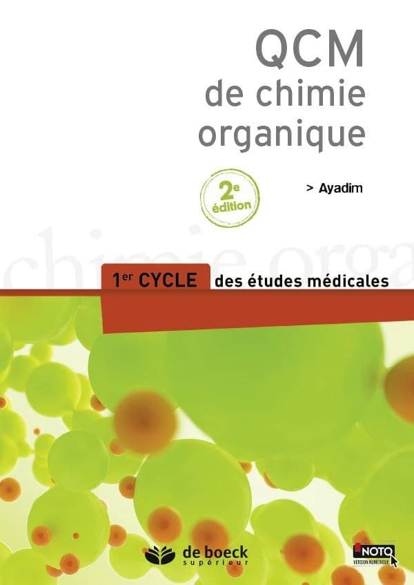 QCM de chimie organique (2e éd.) Ayadim