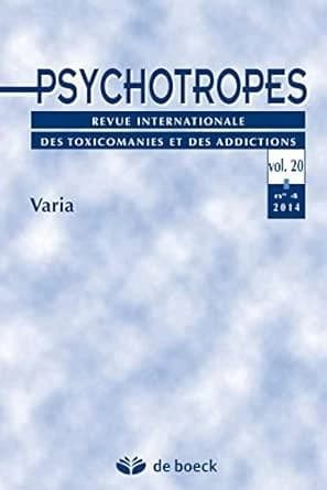 Revue psychotropes n.20