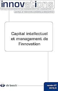 Cahiers d'économie de l'innovation n.47