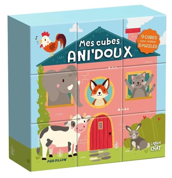 Mes premiers jeux : mes cubes ani'doux