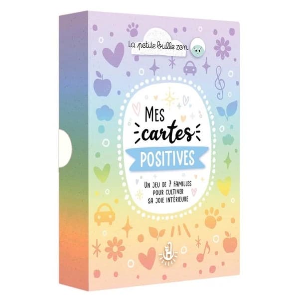 Mes cartes bien-être : la petite bulle zen : mes cartes positives