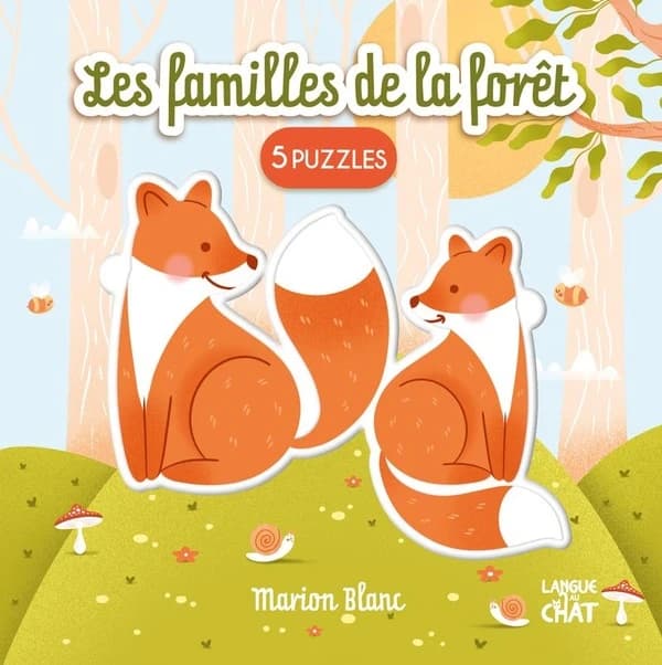 Les familles de la forêt : 5 puzzles