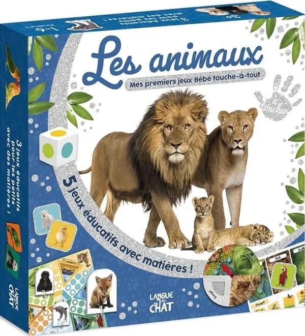 Les animaux : Mes premiers jeux Bébé touche-à-tout
