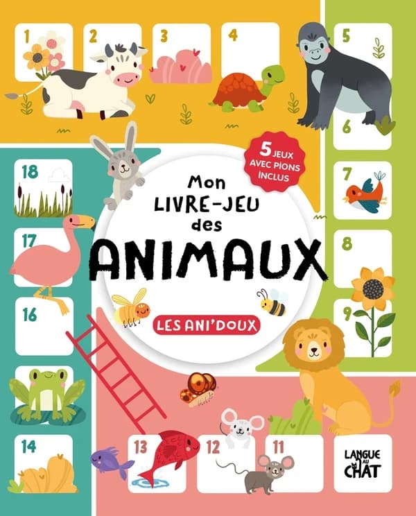 Les ani'doux à toucher : Mon livre-jeu des animaux : Les ani'doux