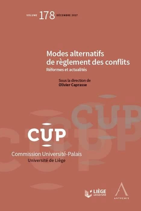 Modes alternatifs de règlement des conflits : réformes et actualités