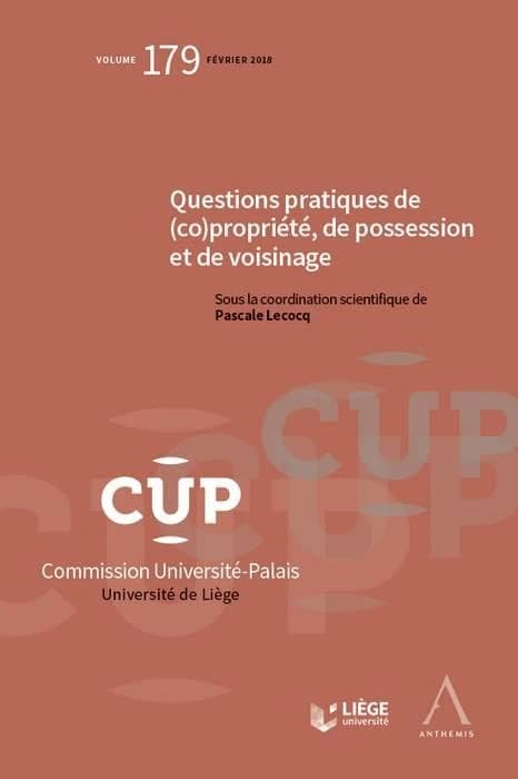 Question pratiques de (co)propriété, de possession et de voisinage