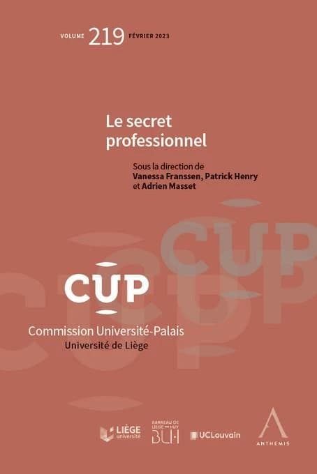 Le secret professionnel Tome 219