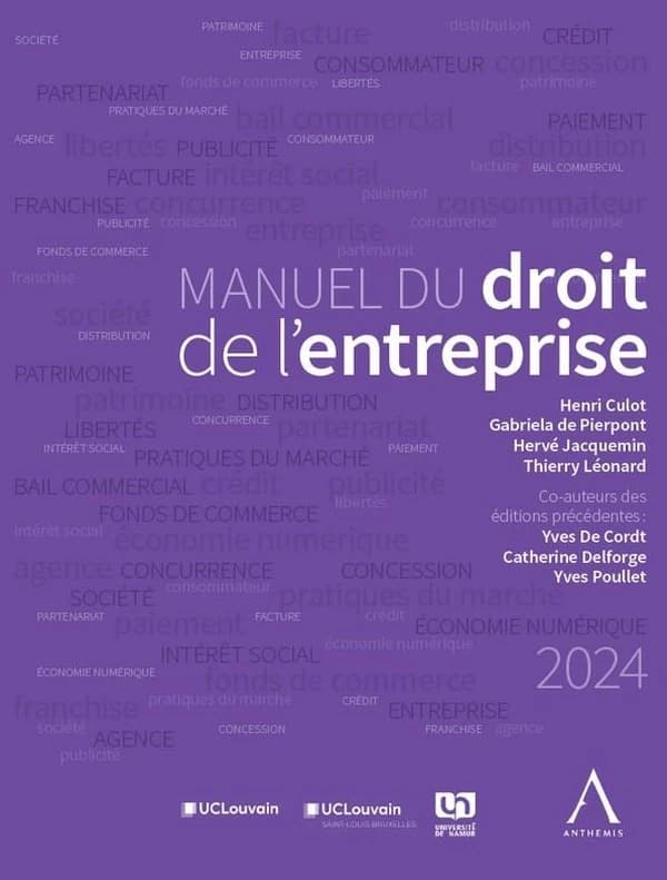 Manuel du droit de l'entreprise (5e éd. 2024)