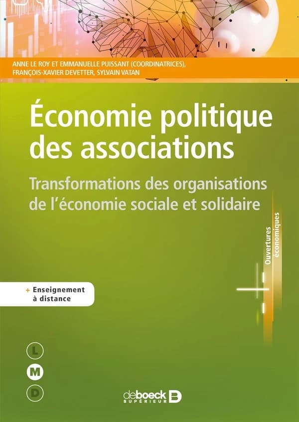 Économie politique des associations : transformations des organisations de l'économie sociale et solidaire