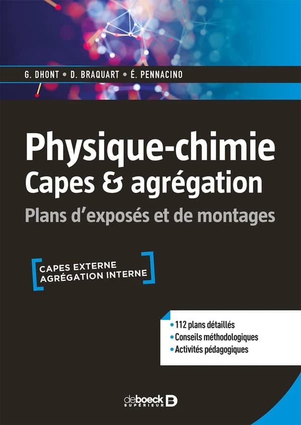 Physique-chimie : CAPES & agrégation : plans d'exposés et de montages