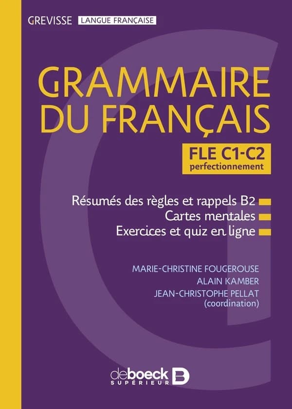 Grammaire du français : FLE C1-C2 perfectionnement