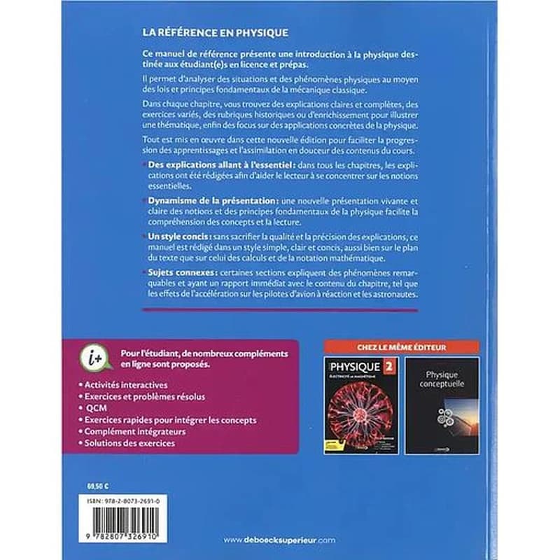 Mécanique (6e éd.) Harris Benson ; [adaptation de] Marc Séguin, Mathieu Lachance, Bernard Marcheterre... [et al.]