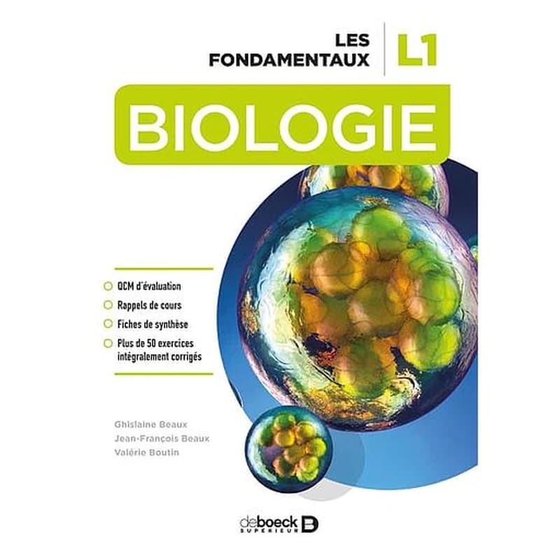 Biologie : les fondamentaux : L1