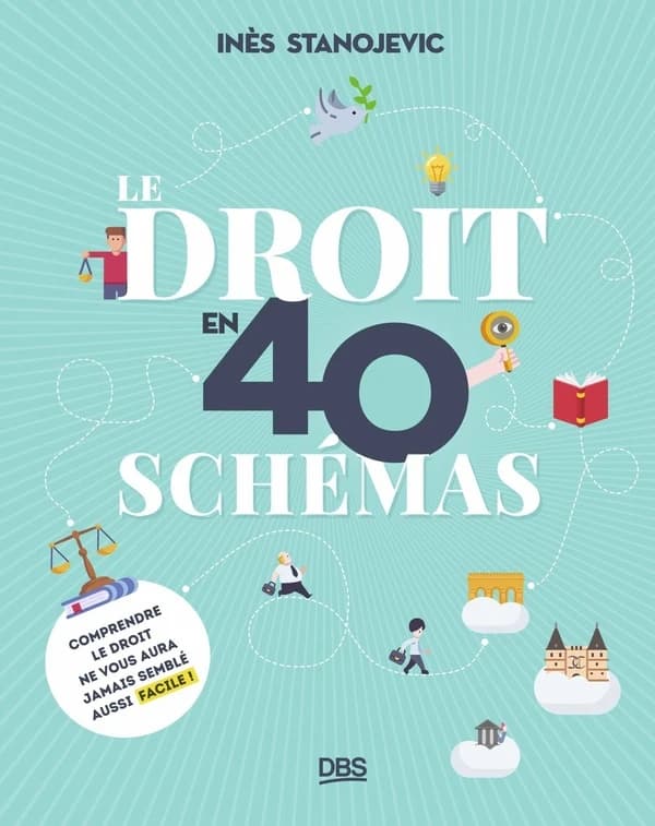 Le droit en 40 schémas : comprendre la droit ne vous aura jamais semblé aussi facile !