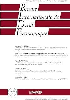 Revue internationale de droit économique n.2016