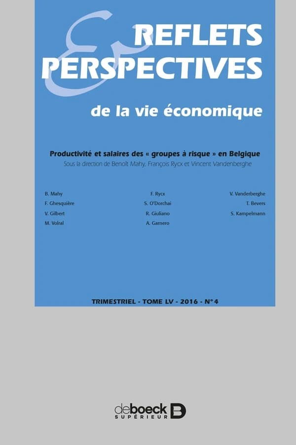 Reflets et perspectives de la vie économique n.2016
