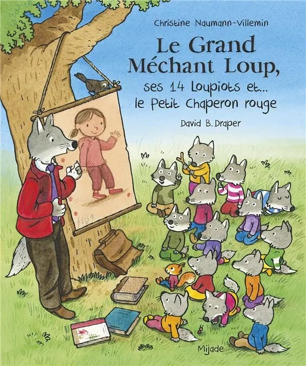 Le grand méchant loup, ses 14 loupiots et le Petit Chaperon rouge