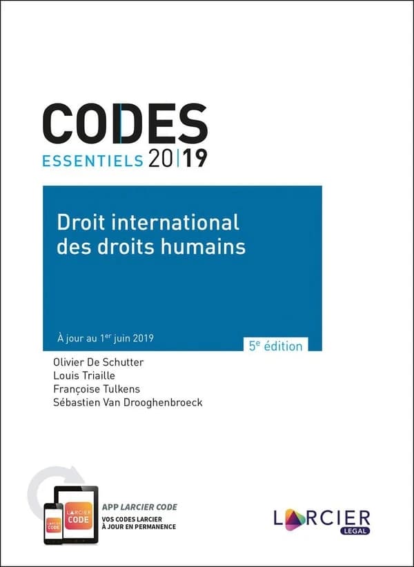 Droit international des droits humains (5e éd., 2019, à jour au 1er juin 2019)