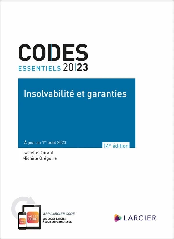 Insolvabilité et garanties (14e éd., à jour au 1er août 2023)